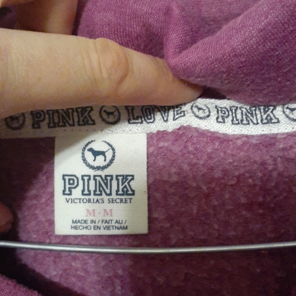 Victoria Secret PINK zip up sweatshirt 💜 - Picture 4 of 6